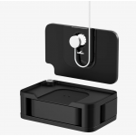 Spigen SGP Επιτραπέζια βάση Organizer για Apple Watch Band S340 με λειτουργία φόρτισης, 90° σύστημα περιστροφής & αποθηκευτικούς χώρους - ΜΑΥΡΟ - AMP07602